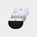 FILA BRIEFS 3 PACK WITH F COTTON