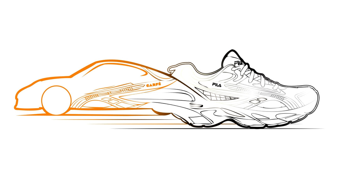 FILA Delphi Flag x Carfe Illustration