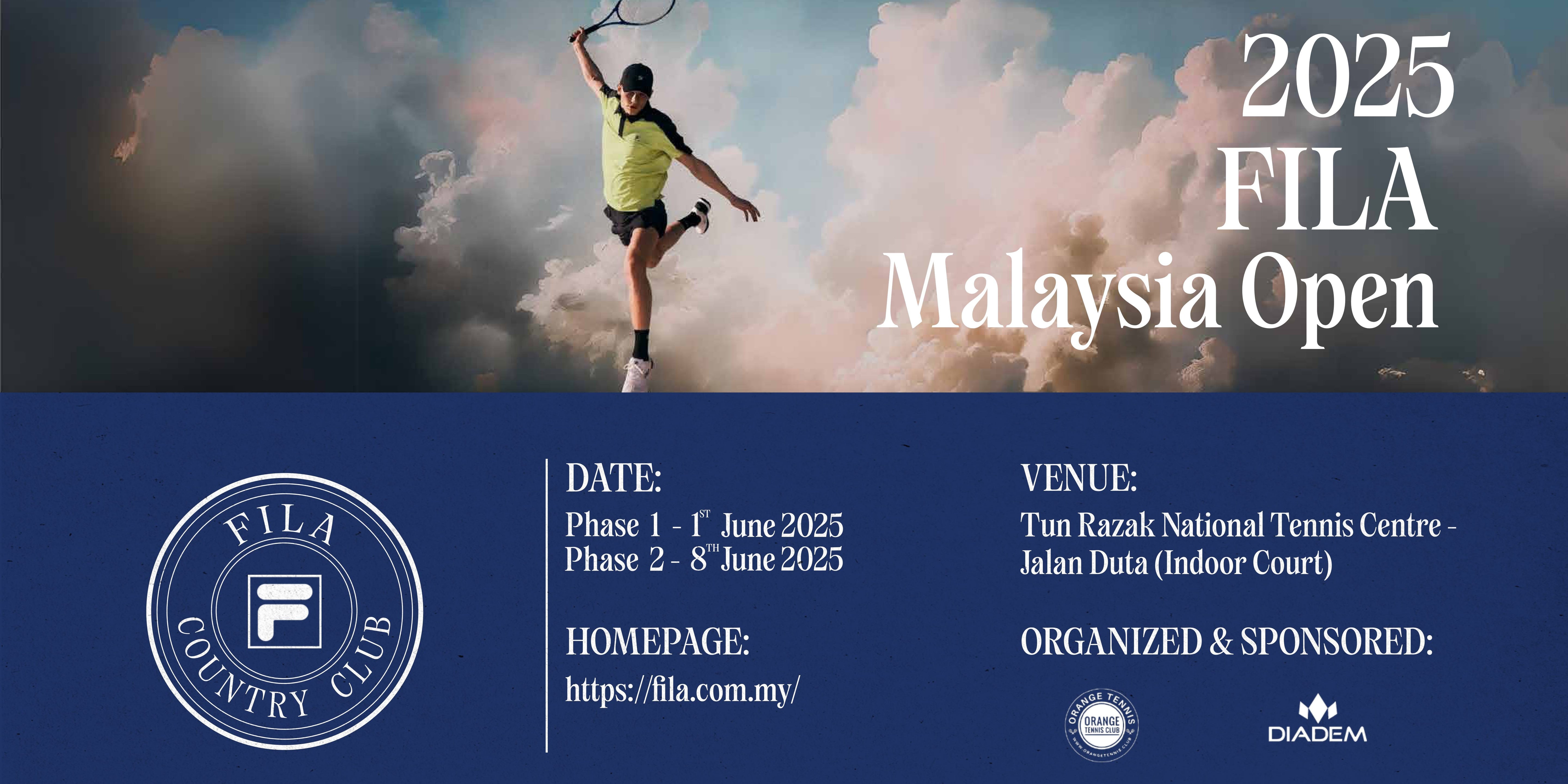 FILA Malaysia Open 2025: Where Tennis Meets Style