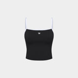 FILA CROPPED TANK TOP WITH F COTTON