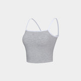 FILA CROPPED TANK TOP WITH F COTTON