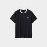 FILA TENNIS POLY-SPANDEX HENLEY HALF ZIP