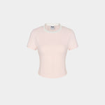 FILA Ribbed Built-In Bra Short Sleeve