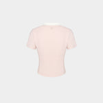 FILA Ribbed Built-In Bra Short Sleeve