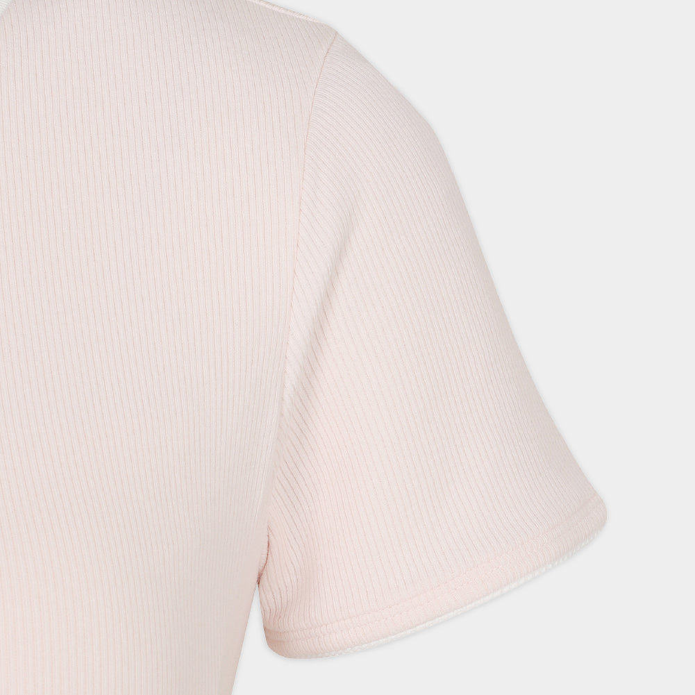 FILA Ribbed Built-In Bra Short Sleeve