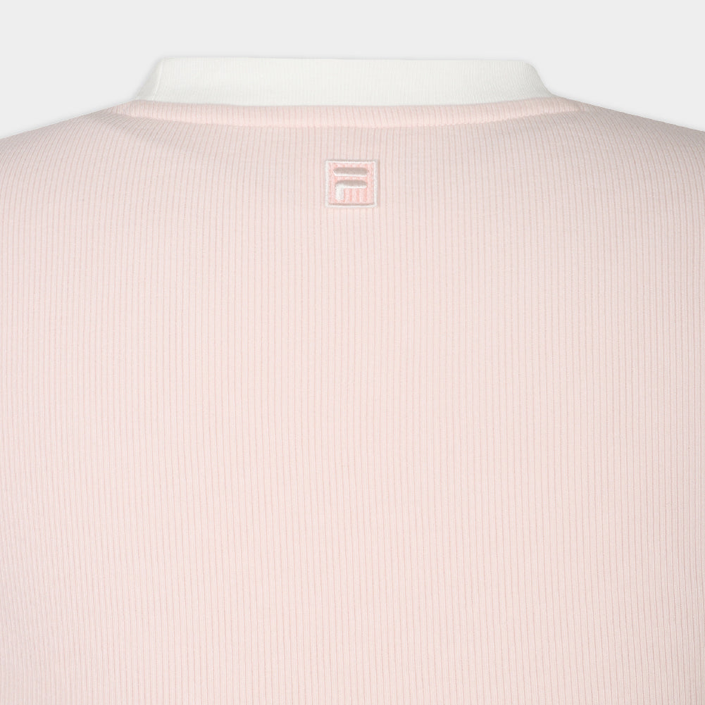 FILA Ribbed Built-In Bra Short Sleeve
