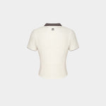 FILA Ribbed Built-In Bra Short Sleeve