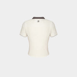 FILA Ribbed Built-In Bra Short Sleeve