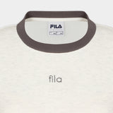 FILA Ribbed Built-In Bra Short Sleeve