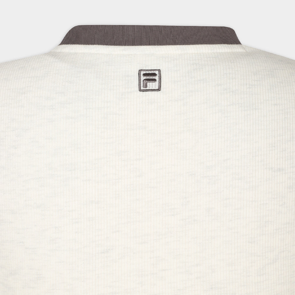 FILA Ribbed Built-In Bra Short Sleeve