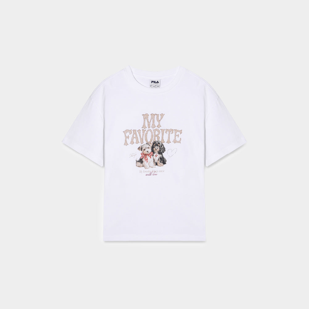 FILA My Favorite Puppy T-Shirt 1