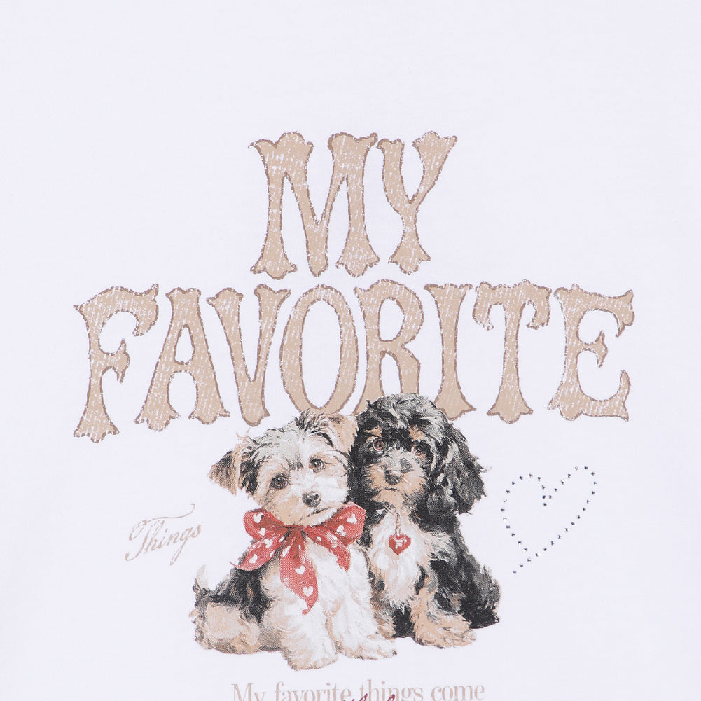 FILA My Favorite Puppy T-Shirt 1
