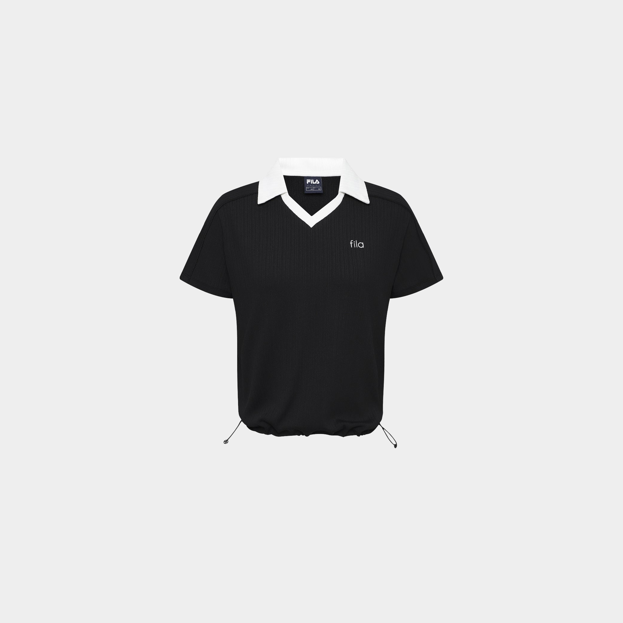 FILA Ribbed Training Short Sleeve 4 Set-Up