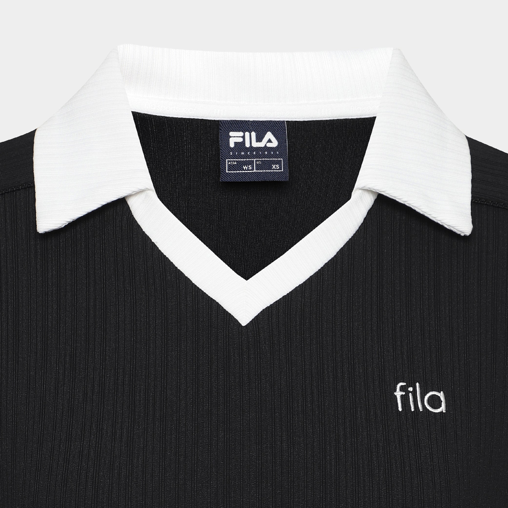 FILA Ribbed Training Short Sleeve 4 Set-Up