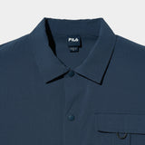 FILA SEERSUCKER SHORT SLEEVE COLLAR SHIRT