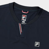 FILA TENNIS HENLEY NECK PIQUE SHIRT