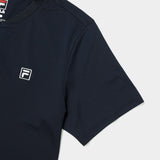 FILA TENNIS HENLEY NECK PIQUE SHIRT