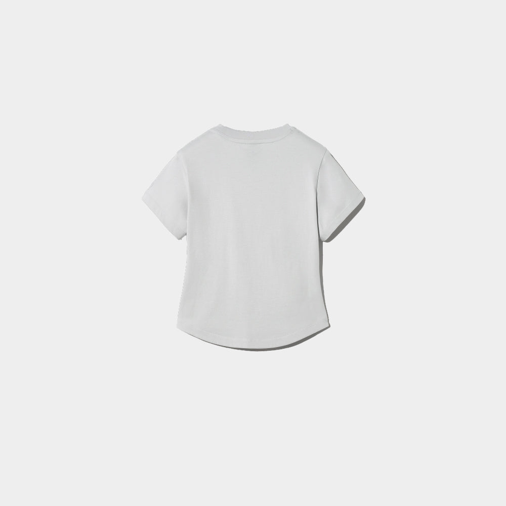 ■FILA■ Shirring Crop Short Sleeve T-shirtFS2RSH2157FCGY 11 FILA SHIRRING CROP SHORT SLEEVE TEE – FILA Malaysia