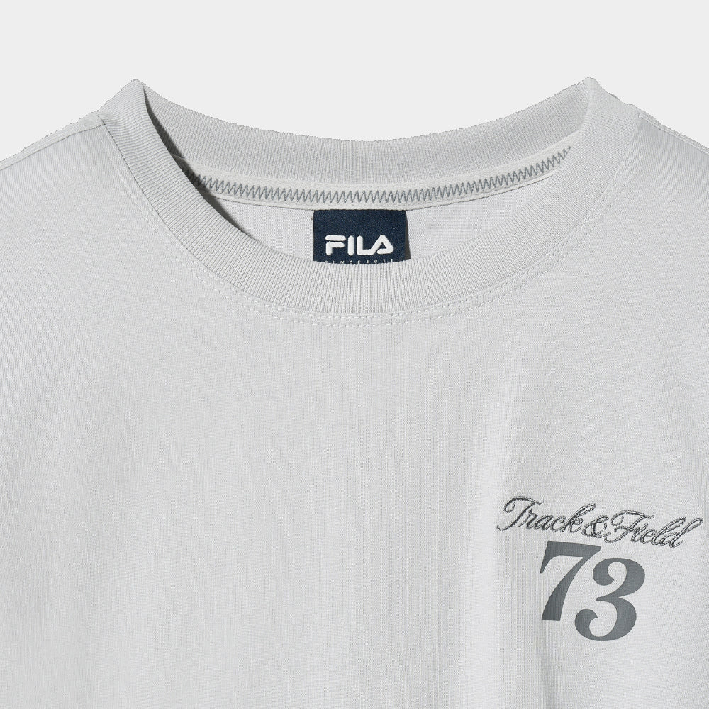 ■FILA■ Shirring Crop Short Sleeve T-shirtFS2RSH2157FCGY 11 FILA SHIRRING CROP SHORT SLEEVE TEE – FILA Malaysia