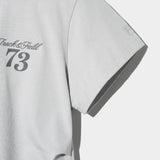 FILA SHIRRING CROP SHORT SLEEVE TEE