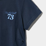 FILA SHIRRING CROP SHORT SLEEVE TEE
