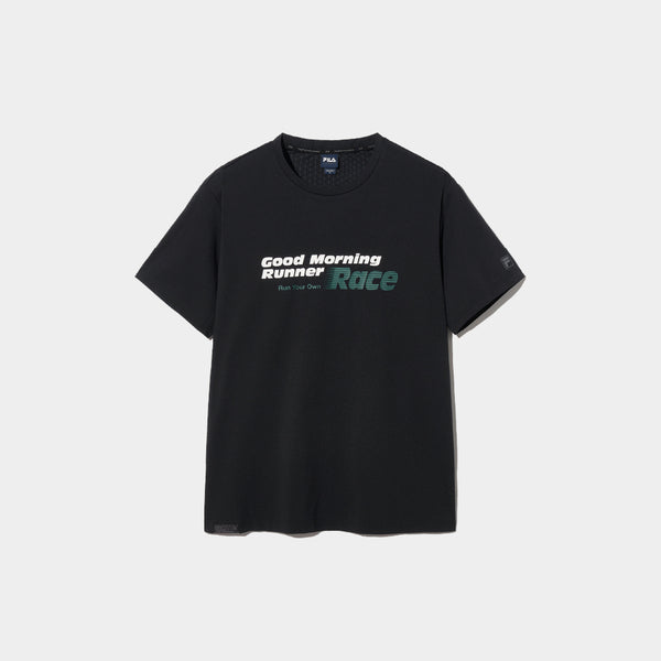 ■FILA■ Cooling PCM Print Sorona T-ShirtFS2RSH2211XBLK 1100 FILA COLD WAVE 2 COOLING PCM PRINTING T-SHIRT – FILA Malaysia