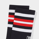 FILA 7 STRIPE LONG-CREW SOCKS