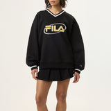 FILA HAILEY BIEBER V-NECK PULLOVER